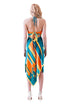 Vivian "Green Dream" Silk Scarf Dress